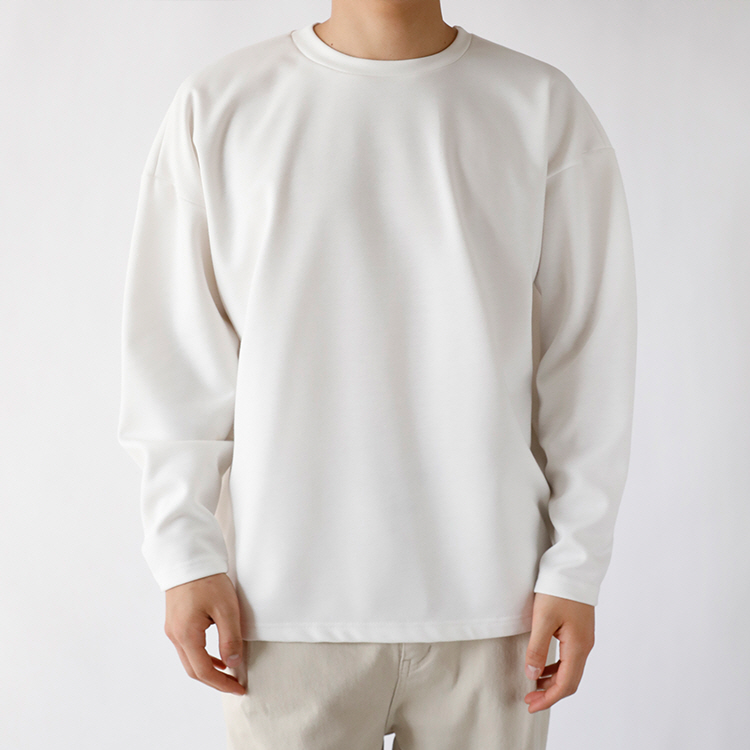 해리슨 남성용 오버핏 분또 기모 라운드 긴팔티 MDL1477 45,800원