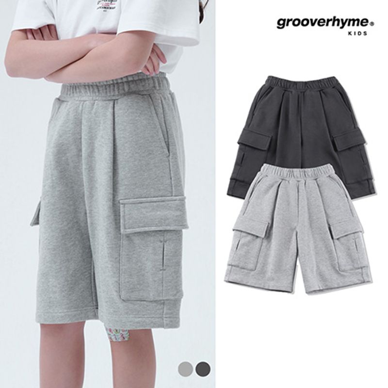 그루브라임키즈 유니 C100 3단쭈리 풀밴딩 원턱 카고 6부 버뮤다 쇼츠 와이드핏 2COLOR LIAMCYH762P 12,970원