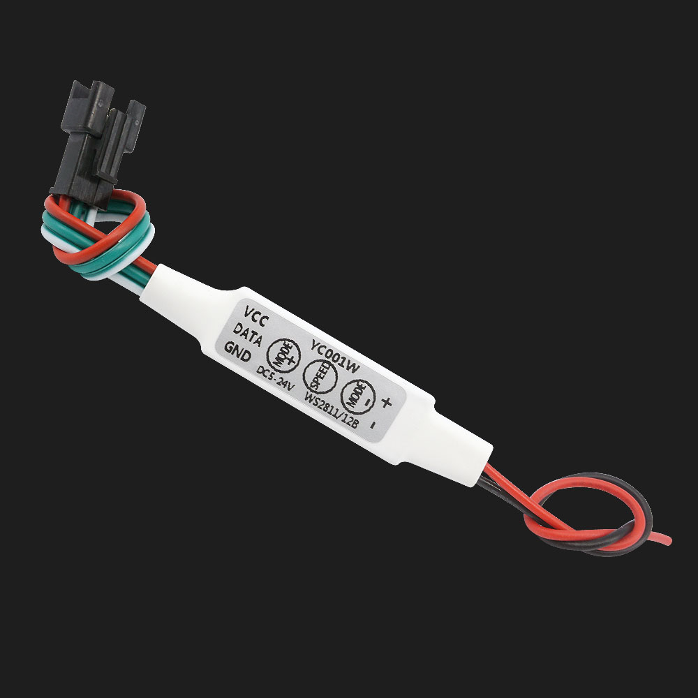 삼항LED 24V용 블랙튜브 네오픽셀 스노우펄 RGB LED, 네오픽셀전용 유선컨트롤러, 1개 6,190원