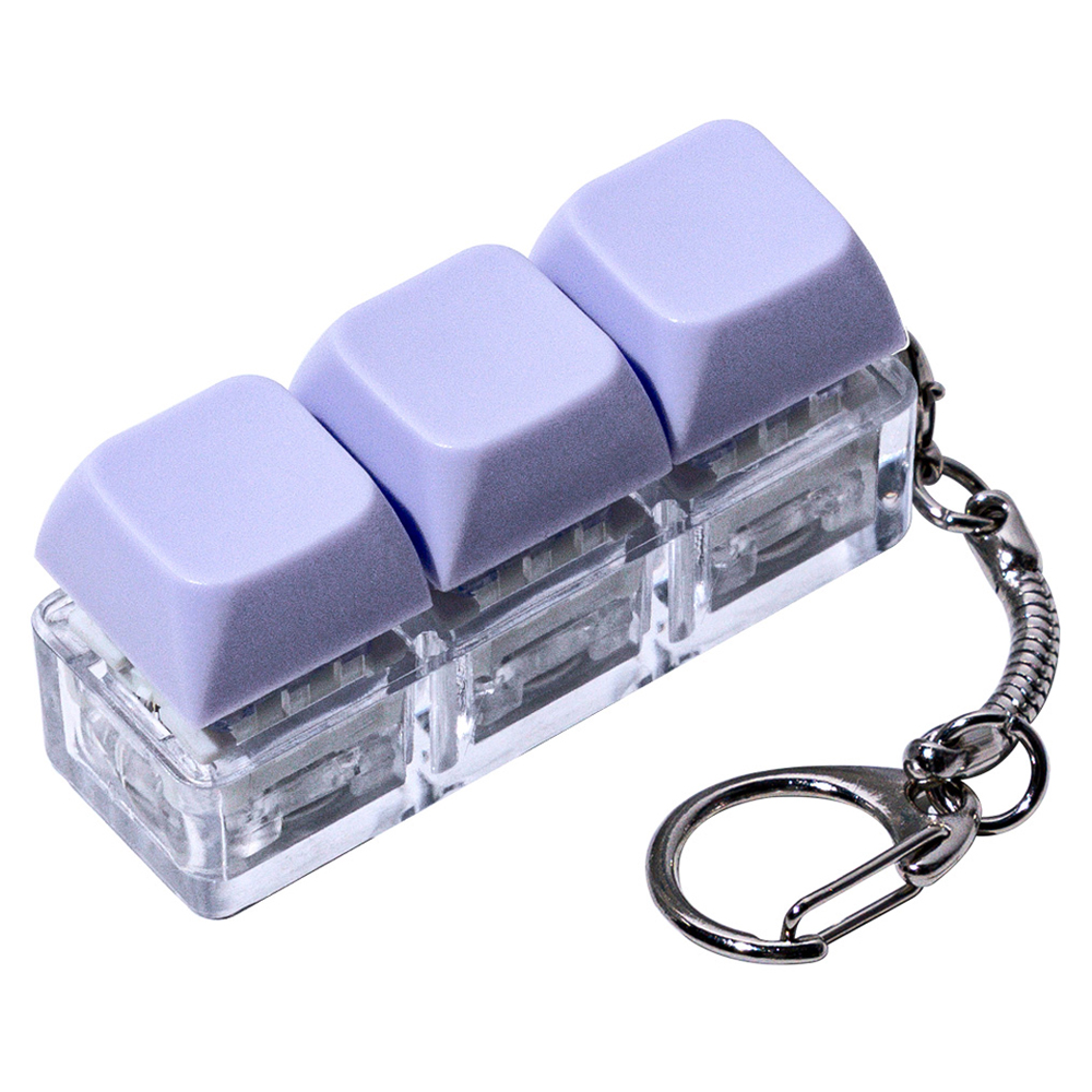 구스페리 LED 파스텔 키보드 키캡 키링 3구 5,400원