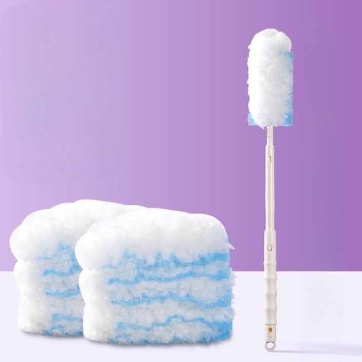 어무드 매직 일회용 먼지털이 롱핸들 + 리필 63~89cm 10p 세트, 화이트(롱핸들), 1세트 10,510원