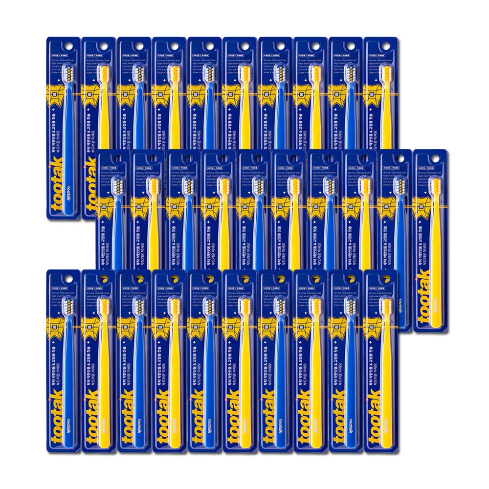 투탁 약한잇몸 & 교정용칫솔 부드러운 미세모 / 작은헤드 잇몸 치과칫솔, 3세트, 10개입 33,800원