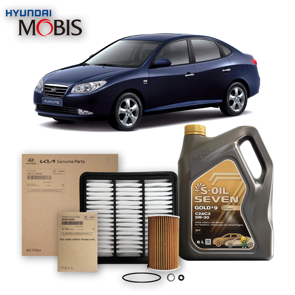 아반떼 HD 디젤 경유 (08년3월 이후) 순정필터+세븐합성유 5w30 61,760원
