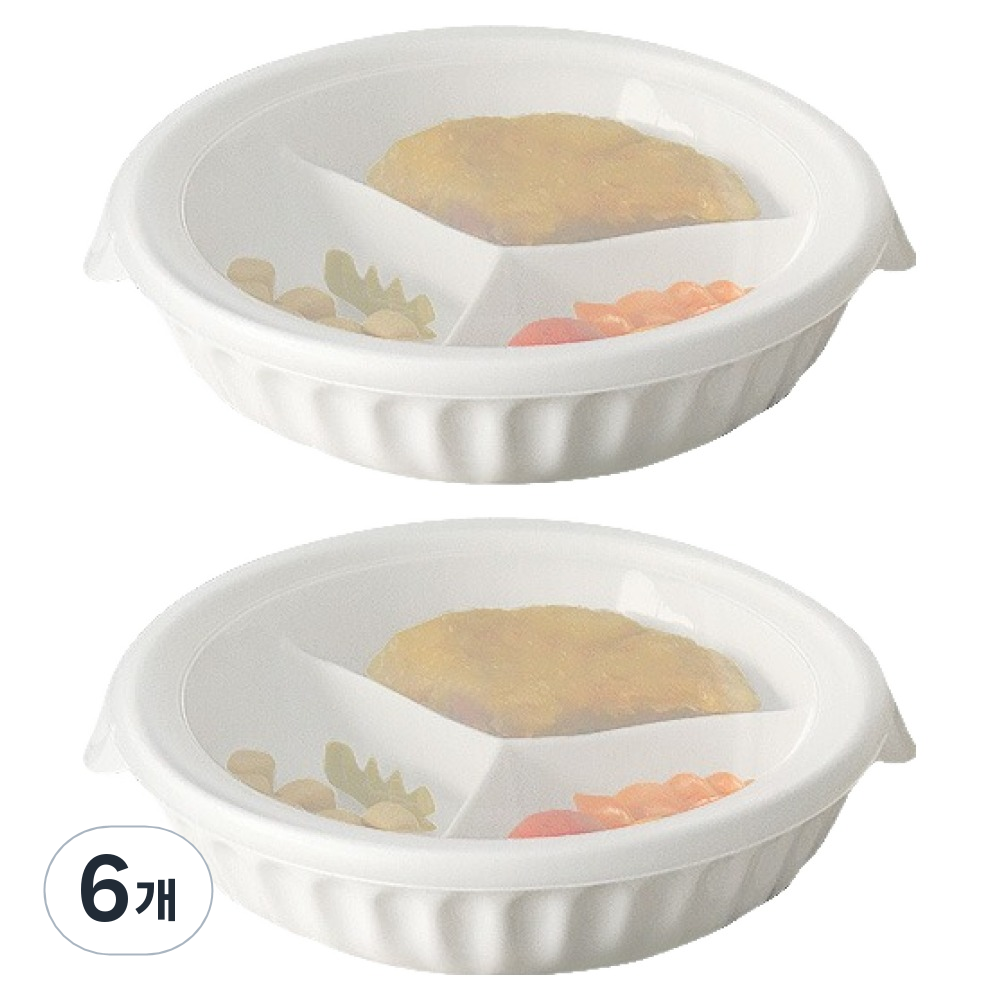 푸코 웨이브 삼절찬기 C142, 6개, 찬통 + 뚜껑 + 패키지박스 41,400원