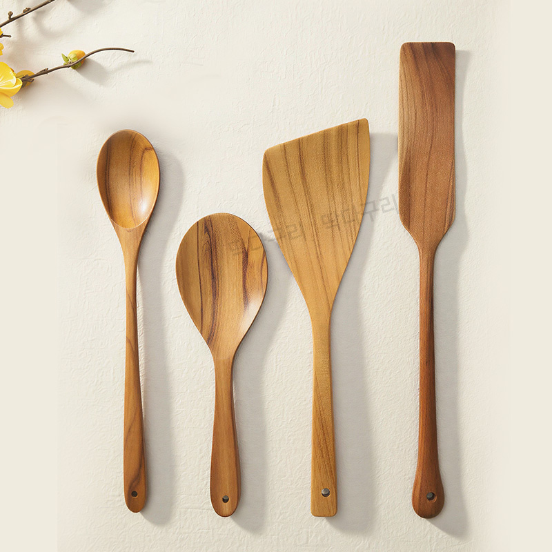 딱다구리 티크나무 조리도구 4종세트 17,900원