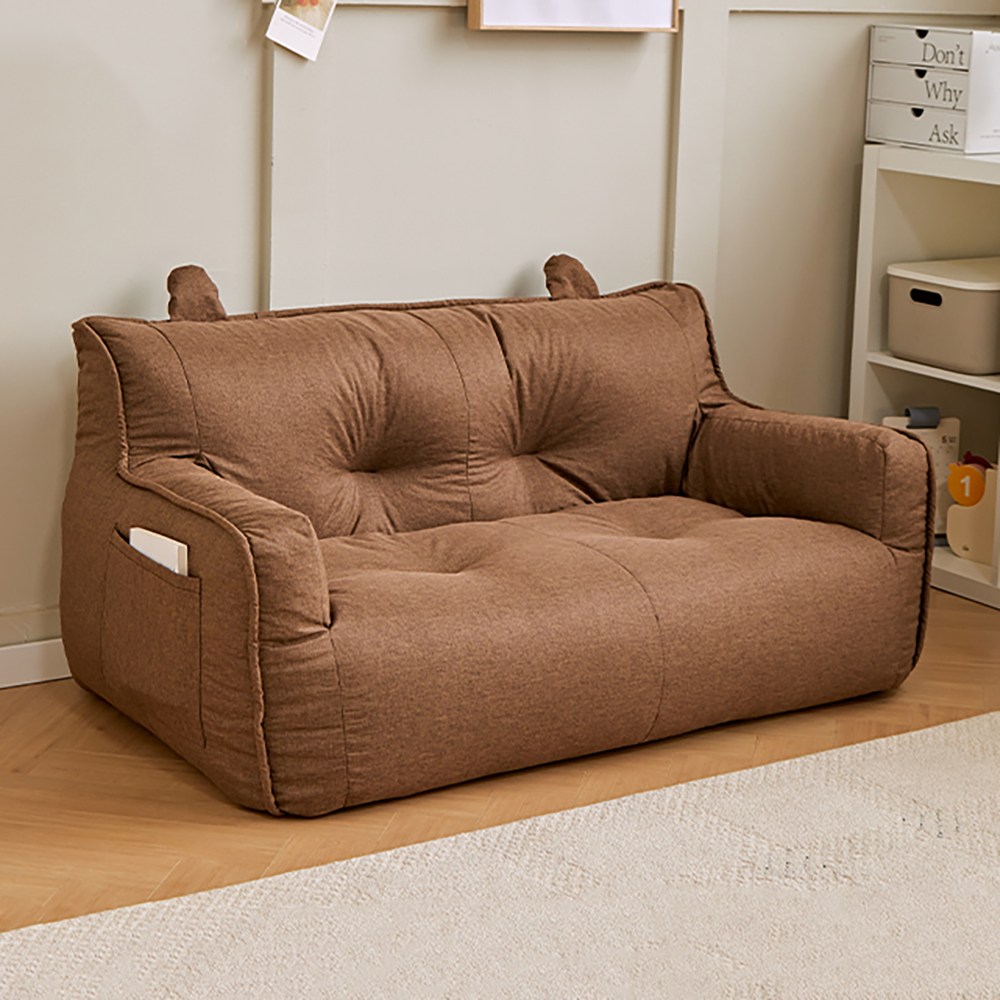 편한 1인용 좌식소파 거실 2인용 미니소파 침실 빈백 페브릭 소파, C08 1150mm 82,000원