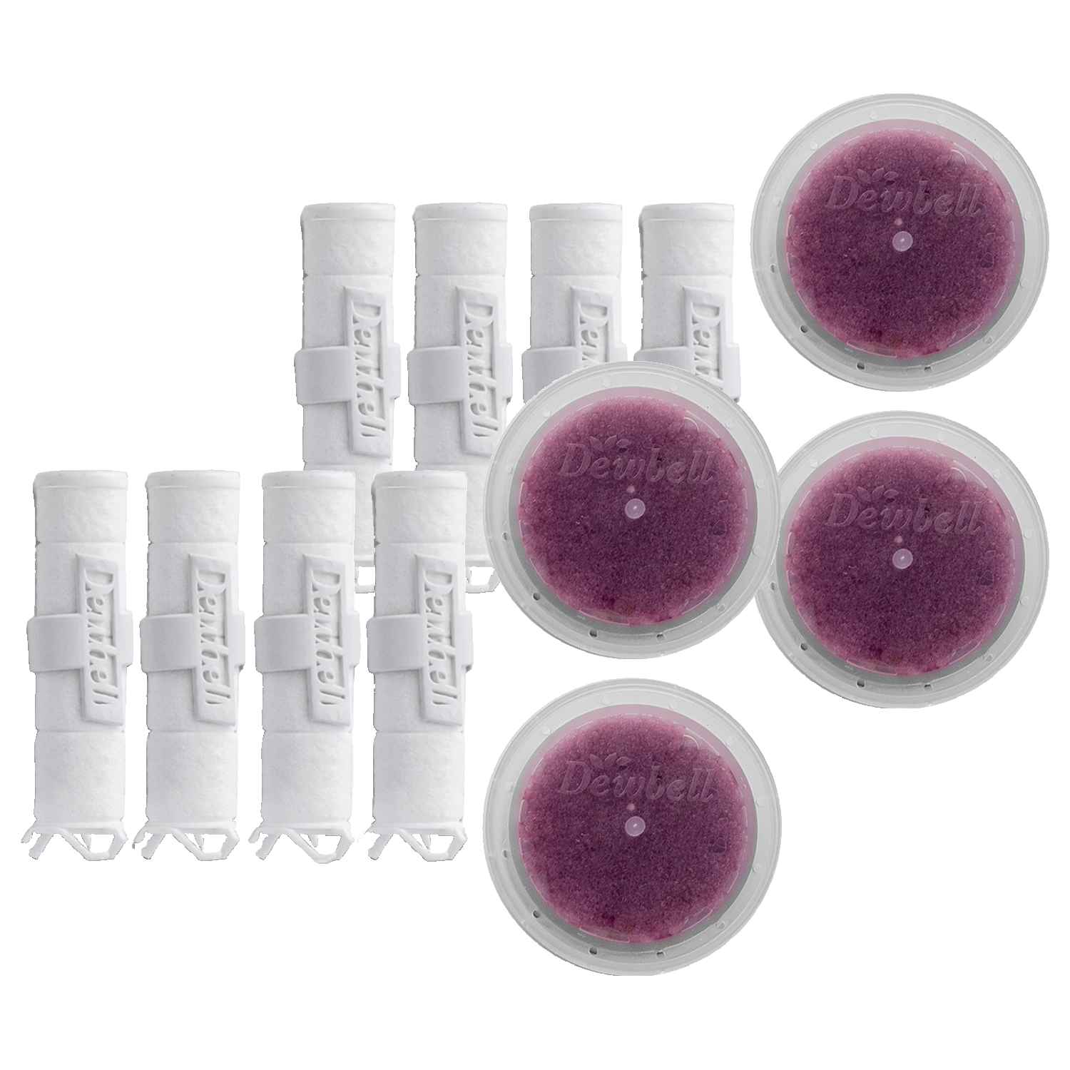 듀벨 여행용 샤워기 리필 세디먼트 필터 4p + 비타민 헤드 필터 2p 세트, 2개, 라벤더(헤드필터) 29,800원