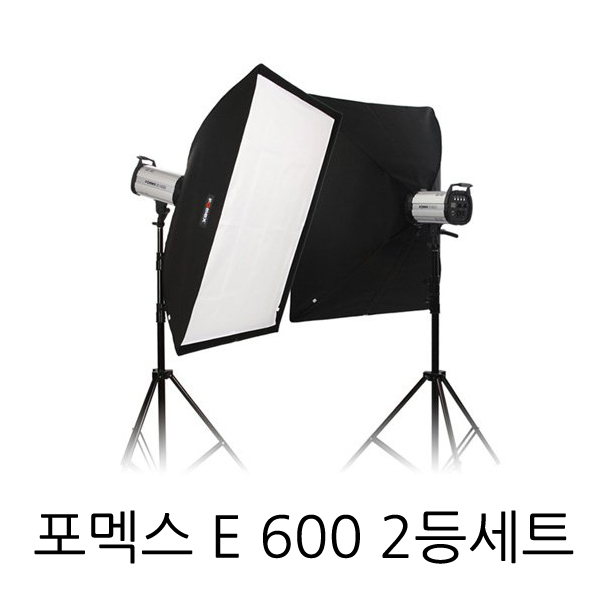 포멕스 E600 SS-A세트 촬영조명 스트로브 순간광 의류 및 제품 촬영 스튜디오 859,000원