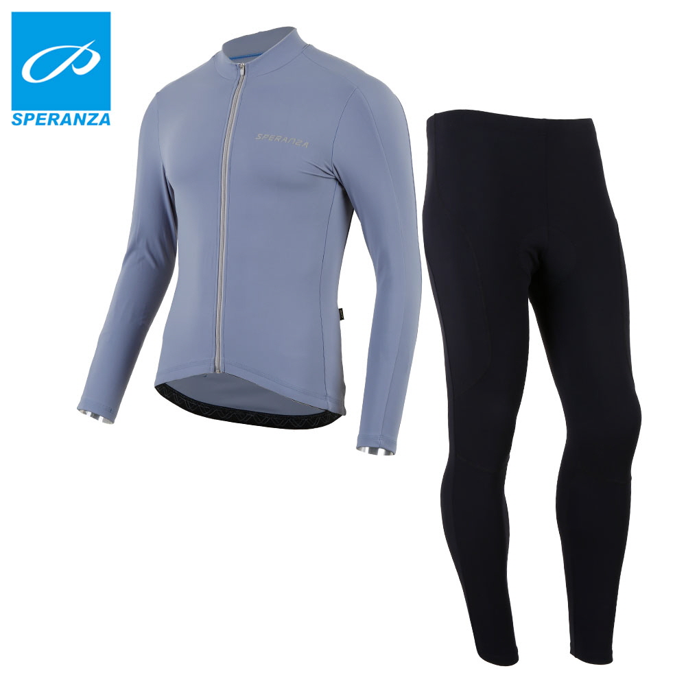 [스페란자] J8스판기모져지 스판타이즈 라이트블루세트 얇은기모 간절기 활용도 좋은의류  bicycle/cycle wear 173,000원