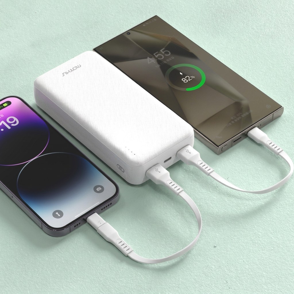 모디스 대용량보조배터리 20,000mAh C타입 USB 2대 동시충전 19,390원