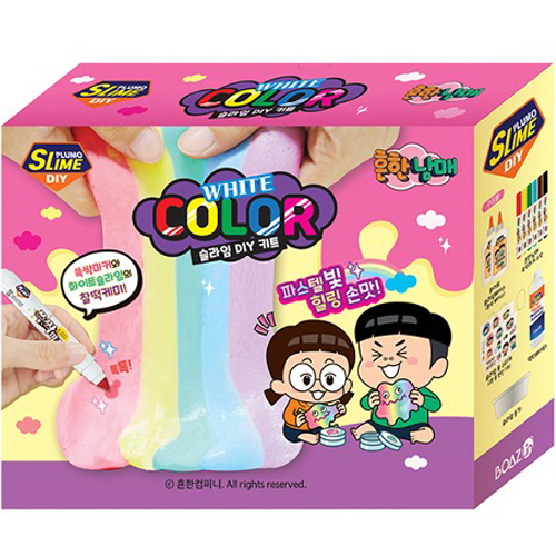 보아스린 흔한남매 컬러 슬라임 DIY 키트 2번 화이트 12,750원