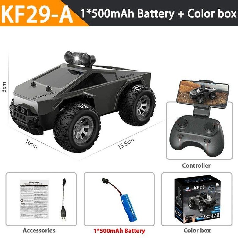 카메라rc카 초미니rc카 사이버트럭 장난감 무선조종 자동차 원격 제어 43,050원