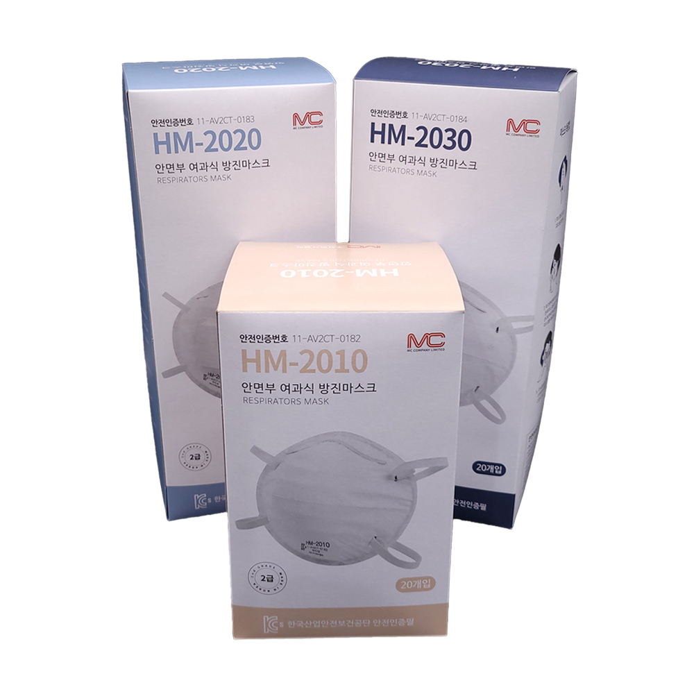 SMT MC 엠씨 국산 방진마스크 산업용 공업용 1급 2급 밸브형 일반형 1박스(240개입), 화이트, 240개 153,600원