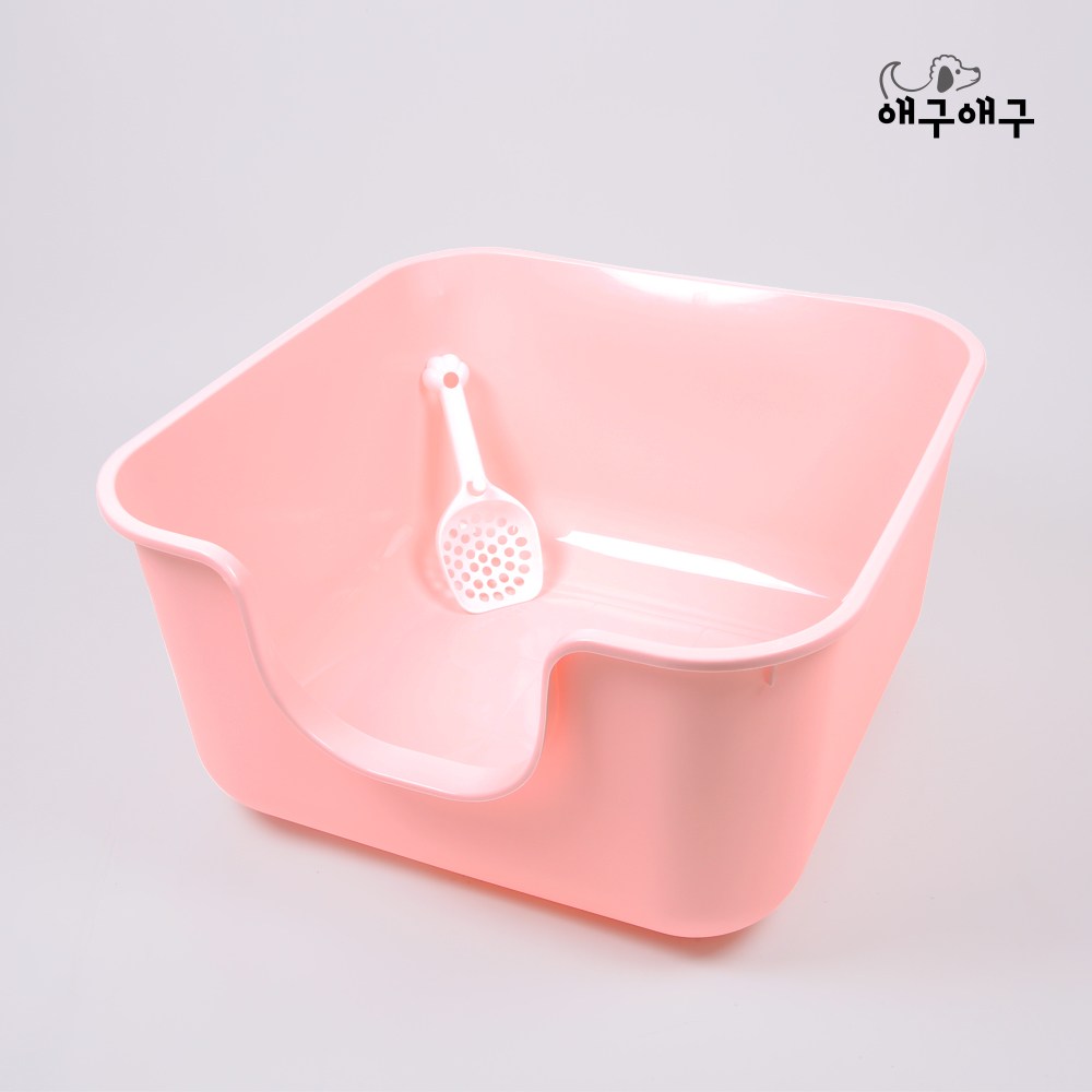 애구애구 고양이 화장실 특대형 평판형 초초대형화장실, 핑크, 1개 37,500원