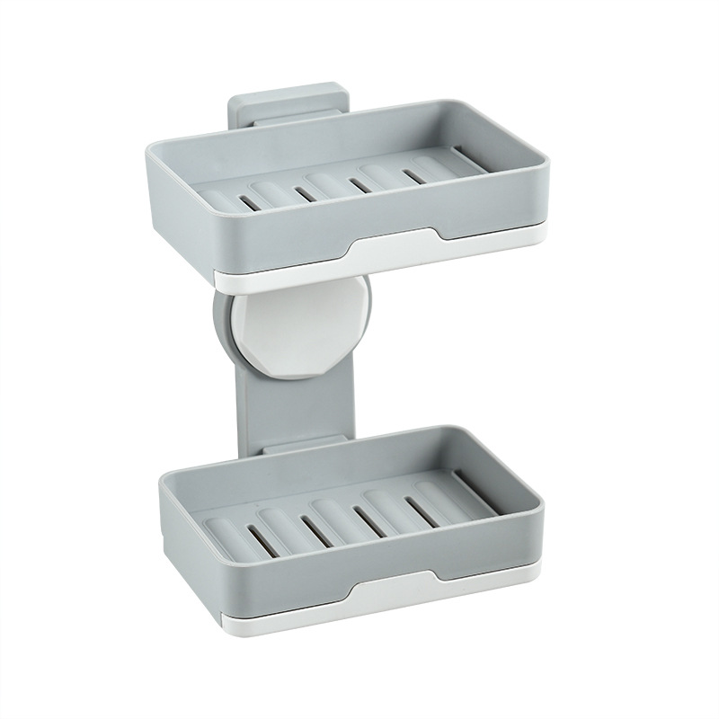 주방 욕실 부착식 비누 물빠짐 다용도 거치대, 02.그레이, 1개 9,900원