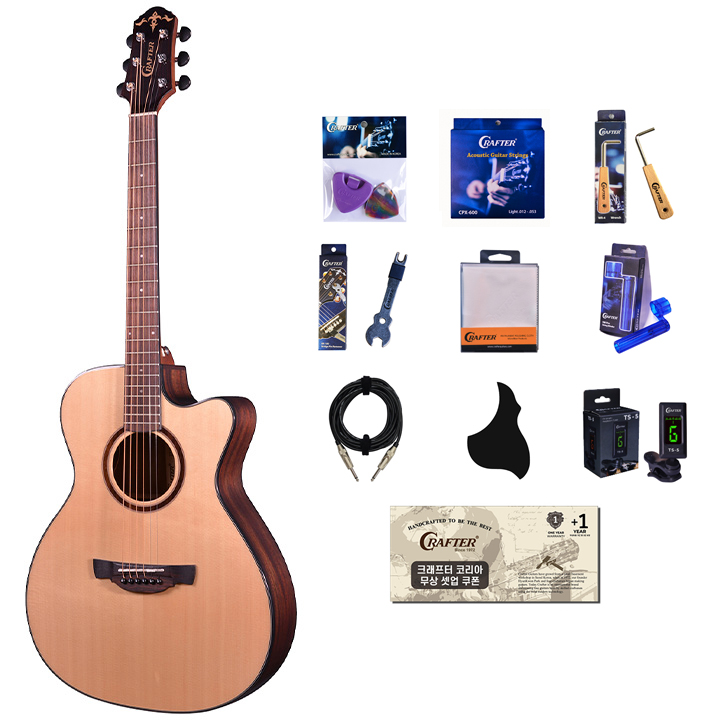 크래프터 기타 ABLE T-600ce/N, 내추럴, ABLE T-600ce/N, 1개 428,000원