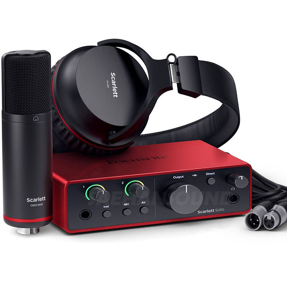 Focusrite Scarlett Solo Studio 4th Gen 포커스라이트 스칼렛 솔로 스튜디오 4세대 419,000원