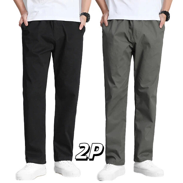 1+1 남자 카고 캐주얼 바지 100%면 밴딩슬랙스 팬츠 Tanlz-2223 17,500원