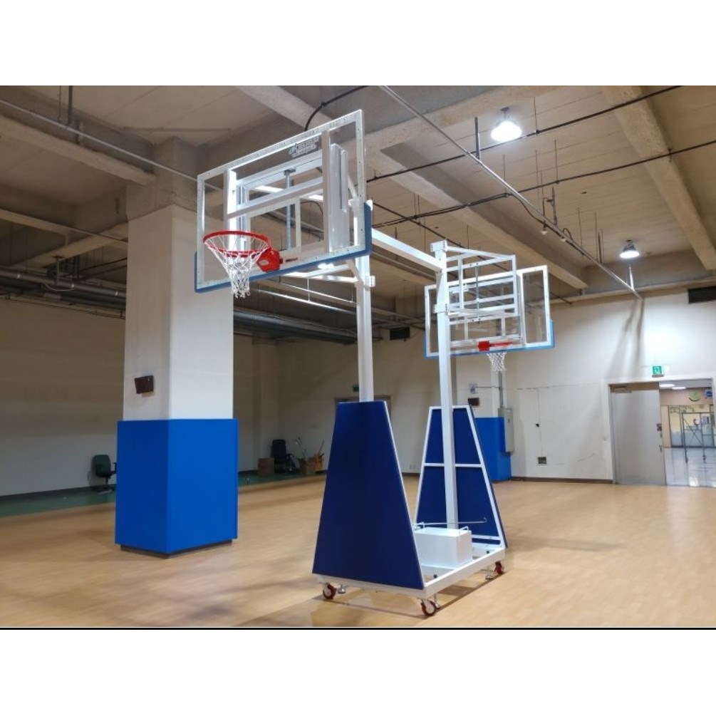 월드스포츠산업 이동식농구대 2면 백보드수동높이조절식 WDB-1045-1 4,966,500원