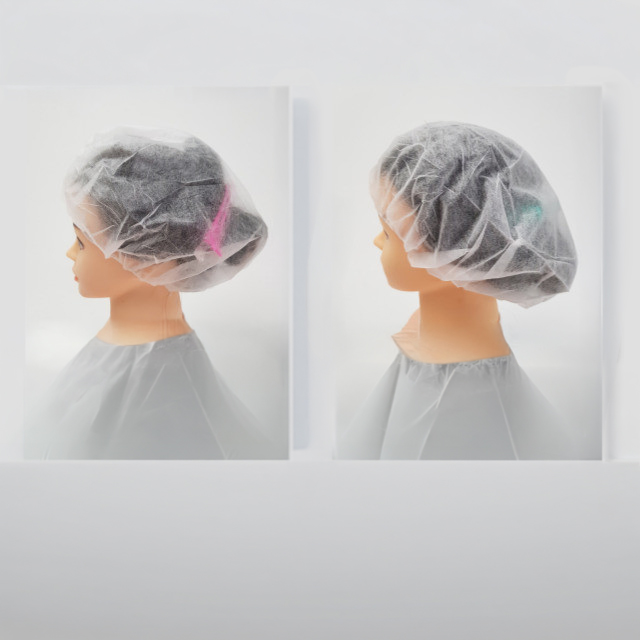 일회용 부직포 위생모 라운드캡 (100매) 헤어캡 주방모자, 1개, 라운드캡 15g 화이트(50매 x2) 7,300원