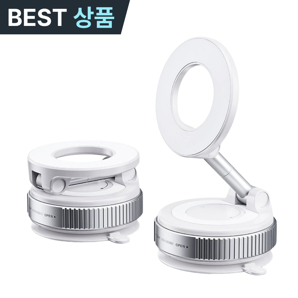 맥픽스 에어락 스냅 360 핸드폰 거치대, 화이트 19,800원