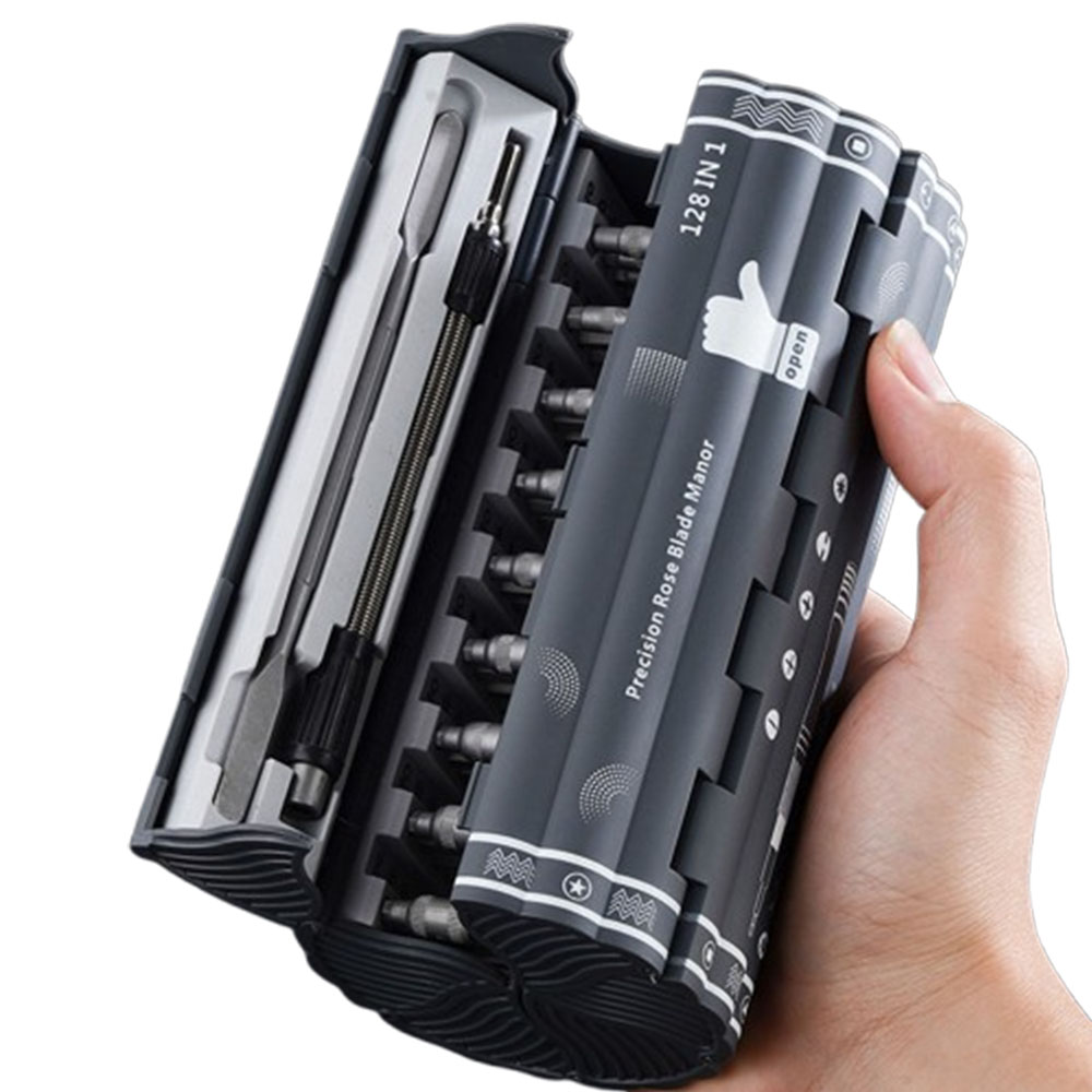 정밀드라이버 세트 삼각 육각 일자 십자 원통형 별모양 시계 안경 128-in-1 128종 세트 29,500원