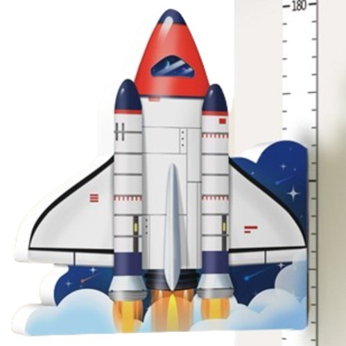 레벨굿즈 어린이 자석 캐릭터 키재기 스티커, 우주선 9,860원