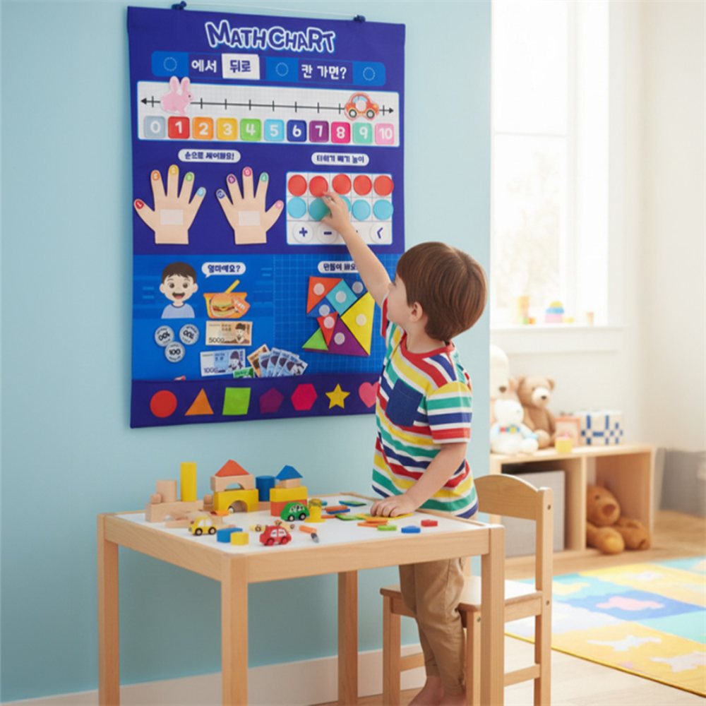 치유언니 차트 재미있는 수학놀이 벽걸이차트 83,500원