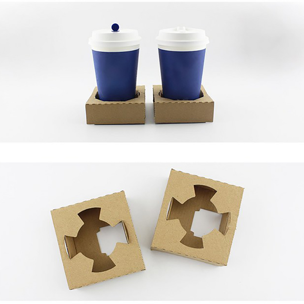 아이레노 배달용 컵캐리어 테이크아웃 종이컵 홀더 안정적인 고정 배달포장 컵홀더 1구, 1세트, 100개입 21,500원