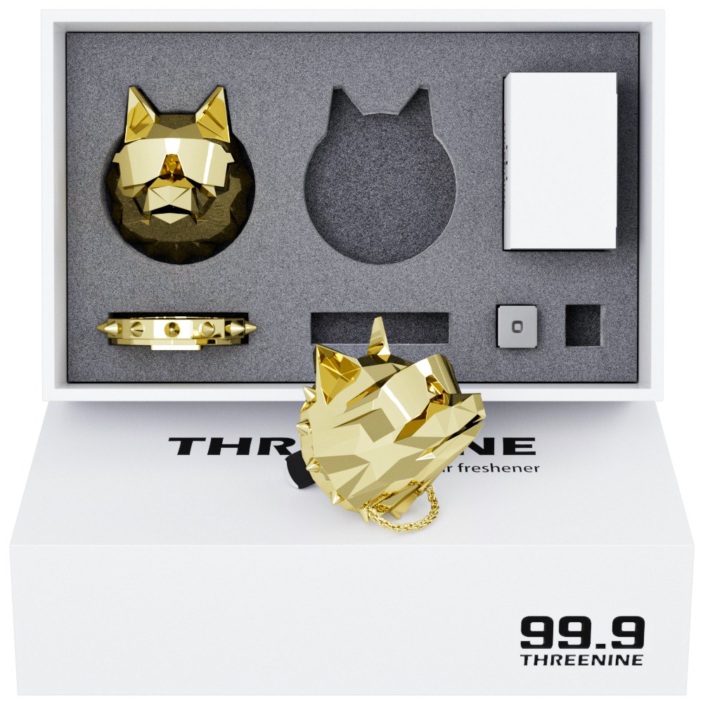 쓰리나인 차량용 방향제 불독 힙한늑대 2종세트 (본체2p+향2p) 49,000원