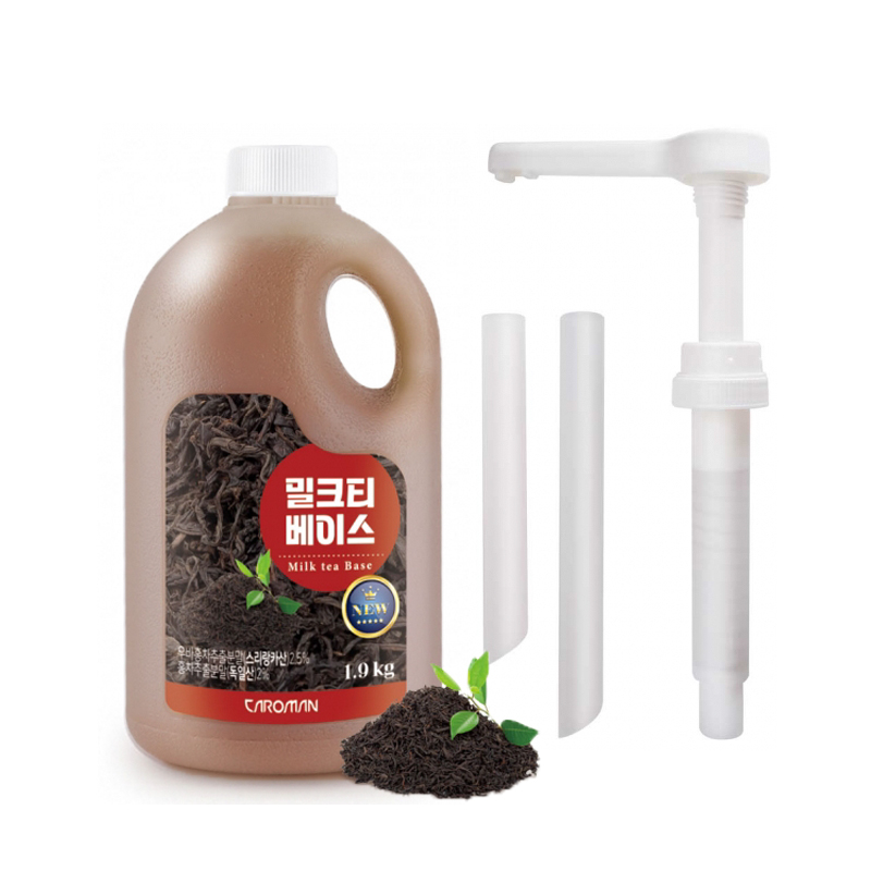 까로망 마이 밀크티 베이스 1.9kg + 전용 소스펌프 증정 | 대용량 밀크티 베이스 홈카페 음료, 1.9kg, 18개 404,400원