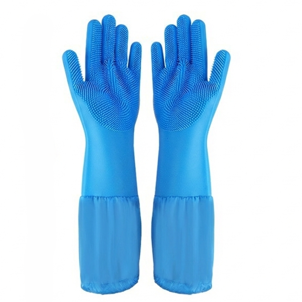 야오템 롱타입 소프트 실리콘 강아지 목욕 장갑, 1개, 블루 11,500원