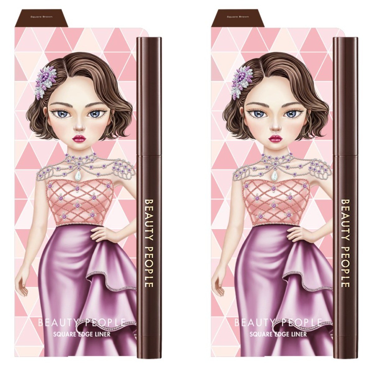 [뷰티피플] 철벽녀 스퀘어 엣지 아이라이너 0.15g, 스퀘어 브라운, 2개 31,800원