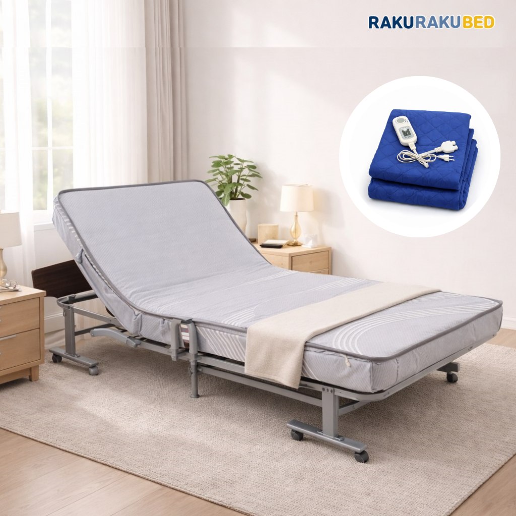 라꾸라꾸침대8G 프리미엄 전동접이식침대 온열패드포함 모션베드 CBK-008G, 그레이 629,000원