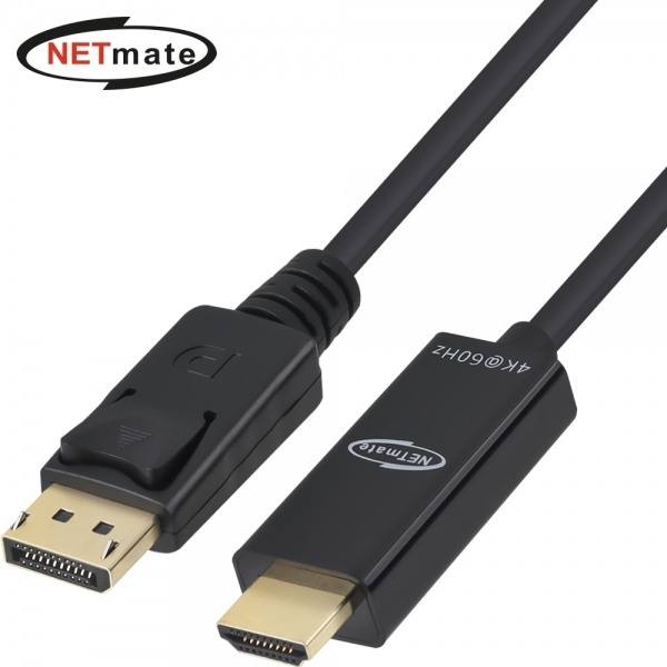 (Netmate) 4K UHD Displayport to HDMI 변환 케이블 2M NM-DH462H NM-DH462H 8,700원