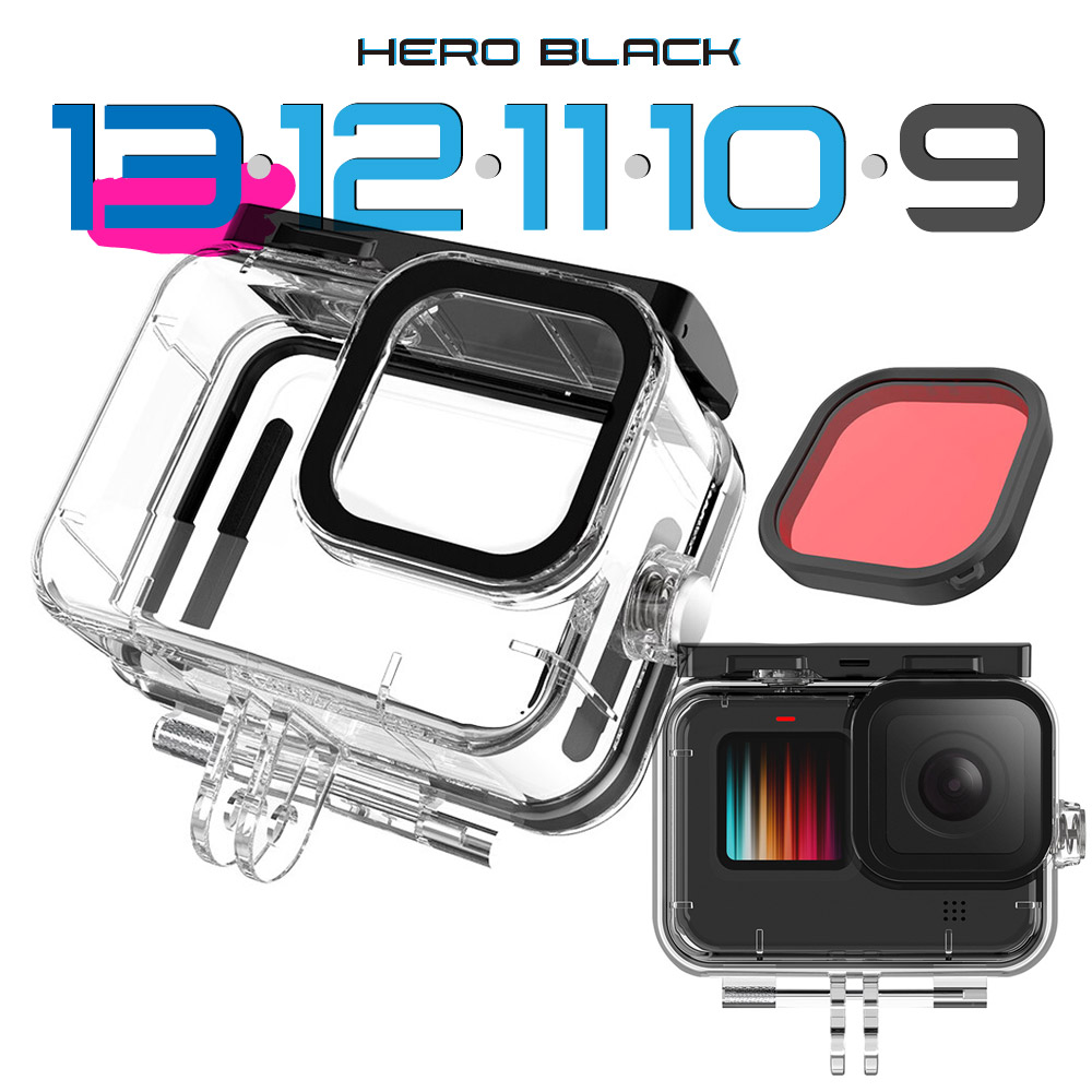 고프로13 방수하우징 히어로 12 11 10 9 공용 방수하우징 수퍼수트 텔신 정식수입정품 50M, 현재가 27,250원