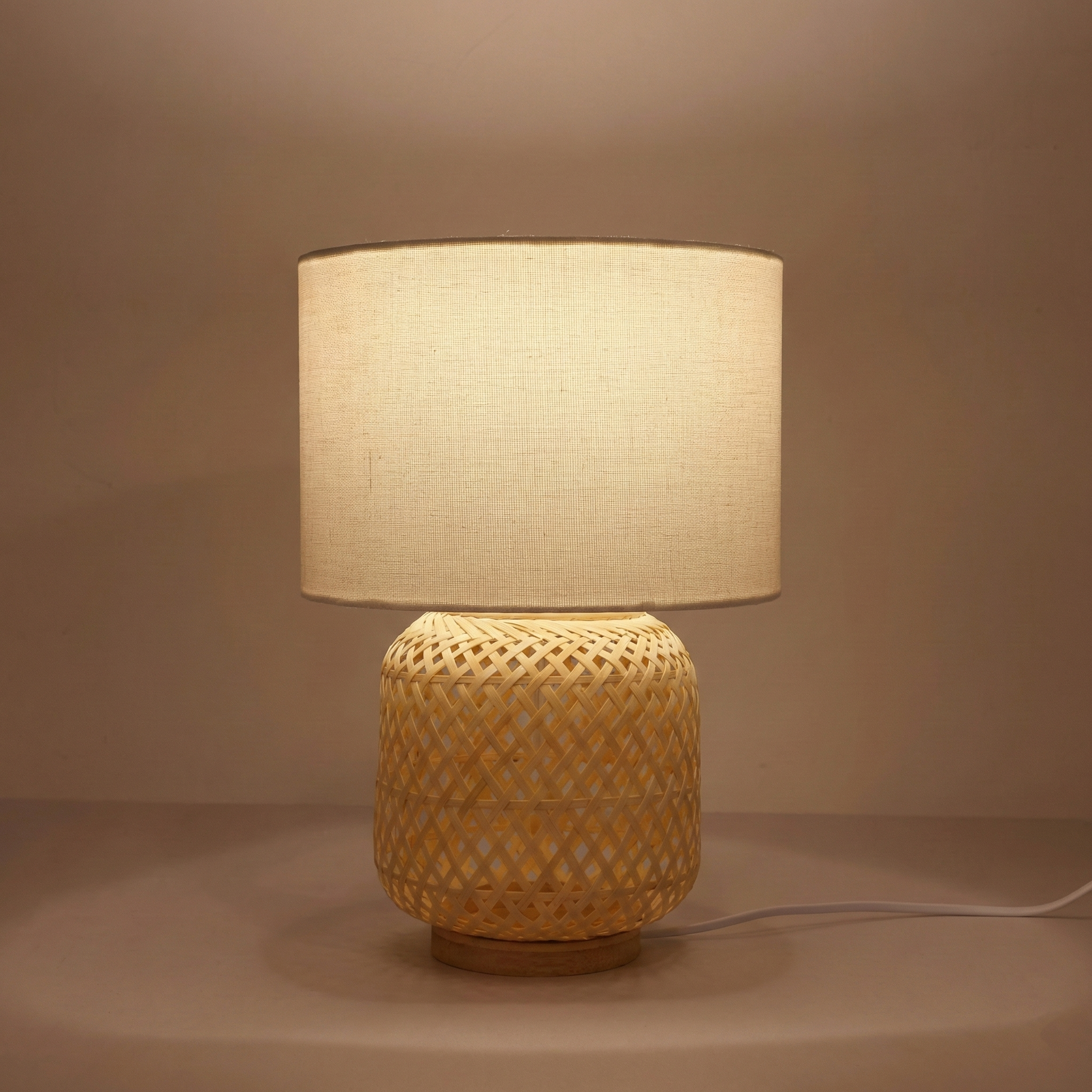 우드 무드등 단스탠드 침실 인테리어 조명 모래시계 테이블 스탠드 라탄 대나무 갓 조명 신혼부부 선물 수유조명, 라탄단지 40,000원