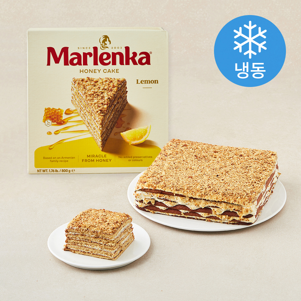 [로켓프레시] 말렌카 허니케이크 레몬 (냉동), 800g, 1개 31,500원
