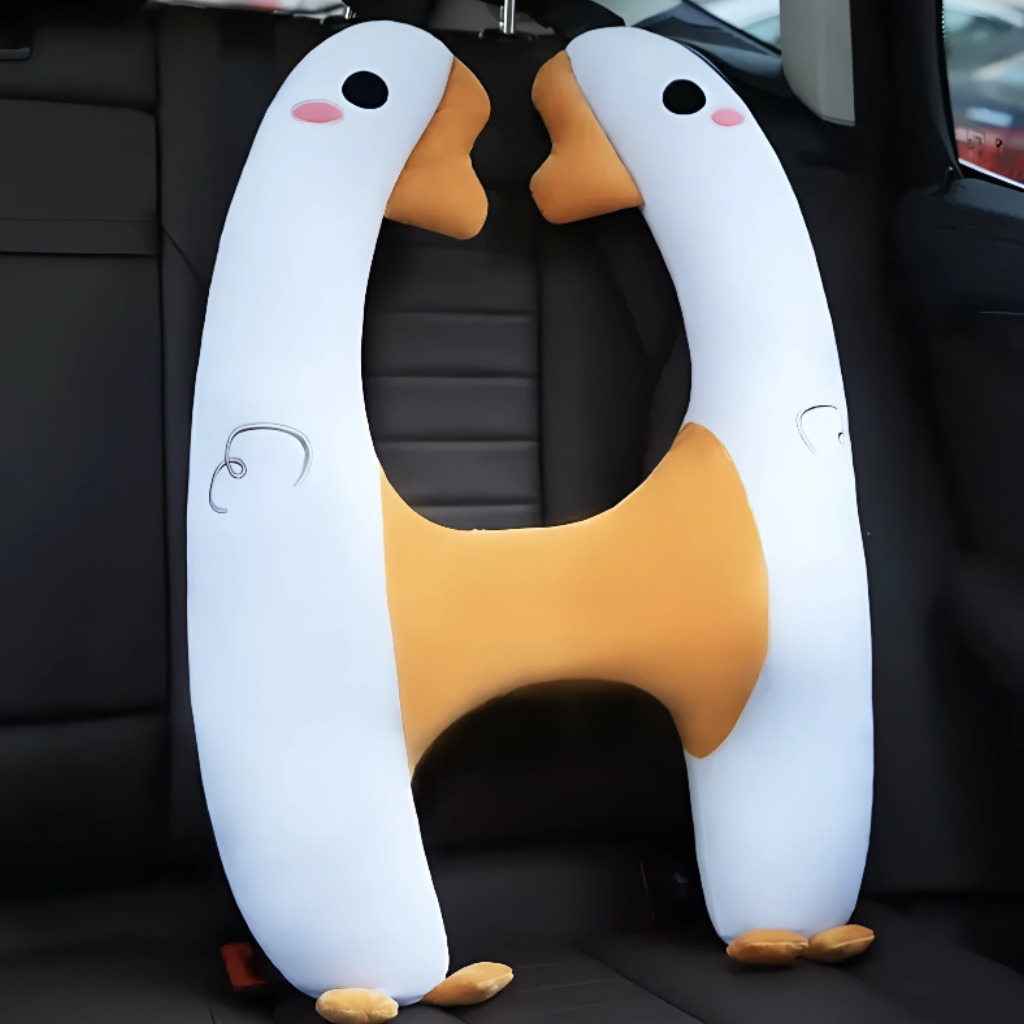 아동용 자동차 목쿠션 목 압박 방지, 외출용 베개, 유아용 차량 베개, 안전벨트형 차량 수면 베개, 1개, Yellow 17,000원