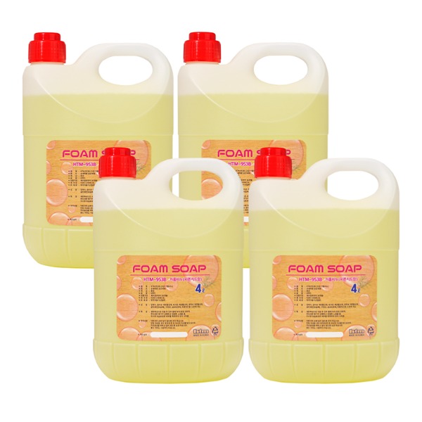 거품 비누 핸드워시 리필용 손세정제 4LX4통 HTM-953A 54,310원