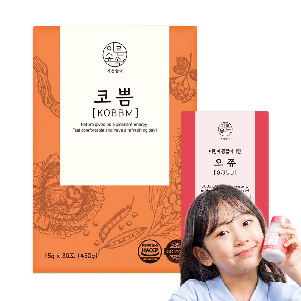 코쁨 액상차 오쮸 어린이비타민 면역세트 배맛30포 + 사과맛60정, 1세트, 30회분 70,000원