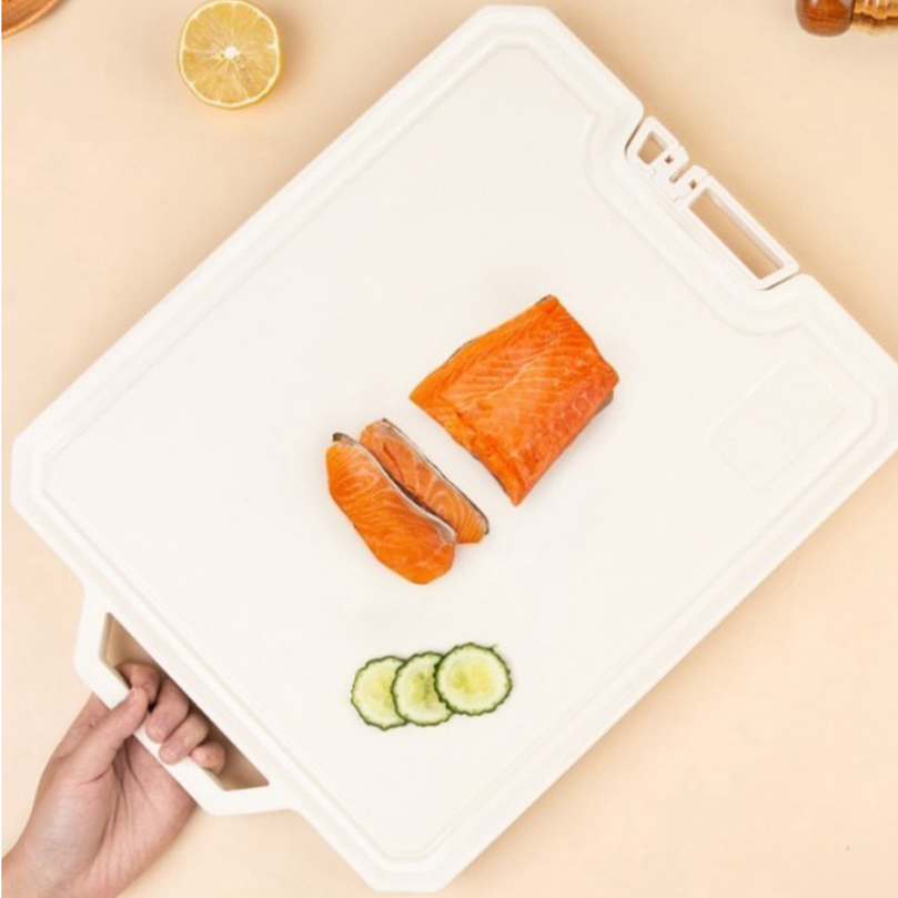 블룸홈 다용도 양면 스텐 이유식 도마, 베이지, 1개 36,300원