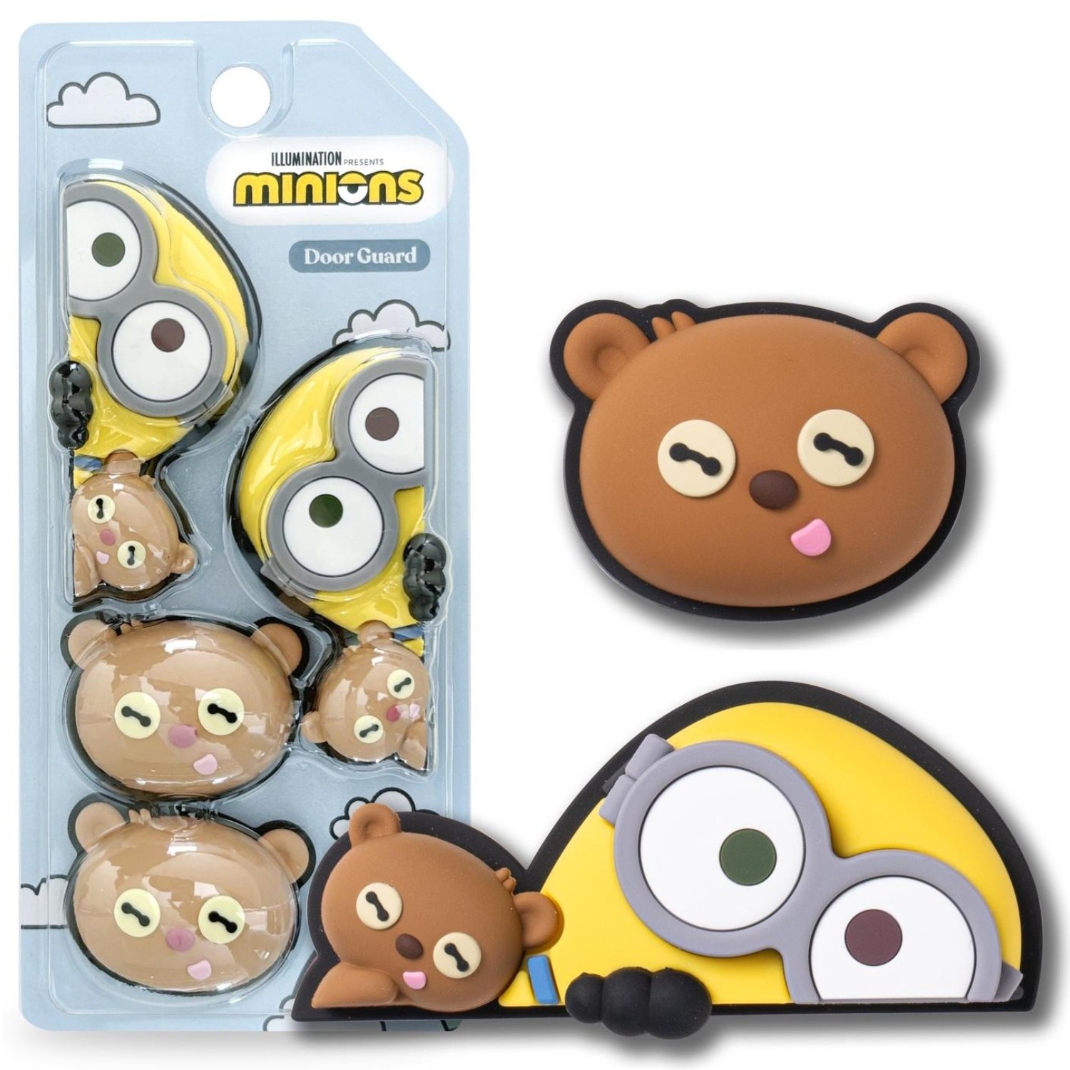 유니버셜 미니언즈 차량 도어가드 4p 빼꼼 밥앤팀 자동차 문콕방지 슈퍼배드 캐릭터 차량용품, 1개 9,900원