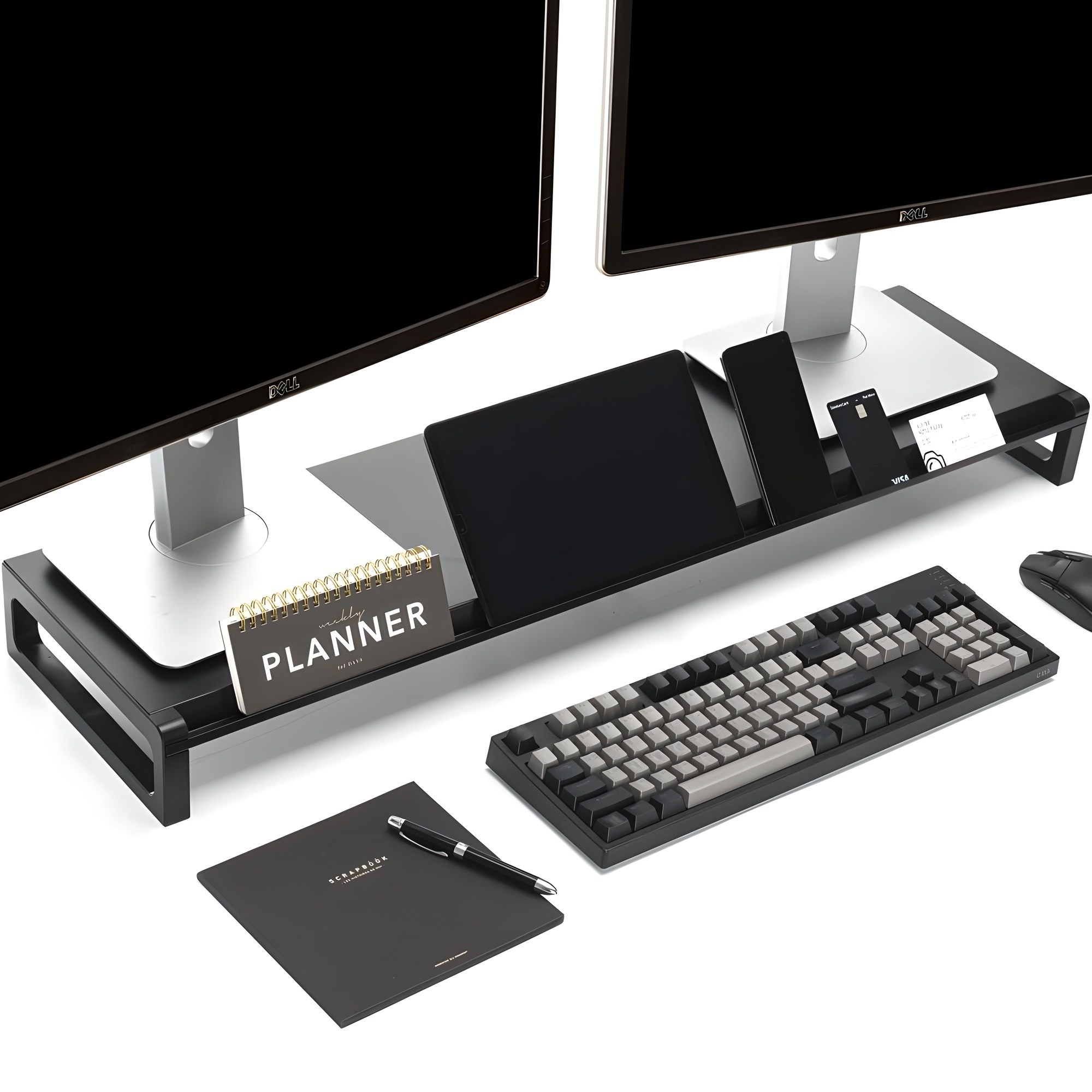 스톤힐 MS-01 멀티홈 메탈 와이드 모니터 받침대 (폰 태블릿 거치형) 27,060원