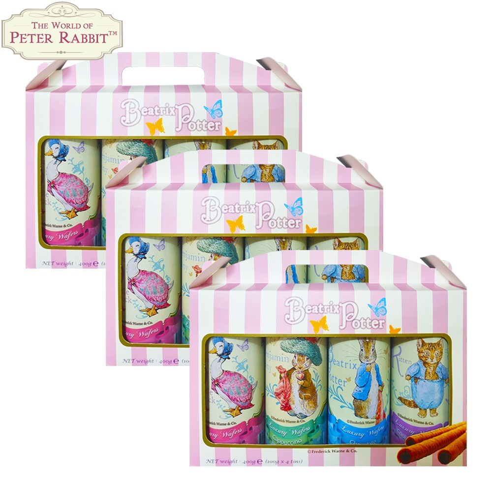 예이니식품 피터래빗 럭셔리 웨이퍼 롤 선물세트 카푸치노100g 3통+쿠키앤크림100g 3통+초코100g 3통+바닐라100g 3통 (총12통) 새제품한정행사과자스낵웨하스스틱 34,690원