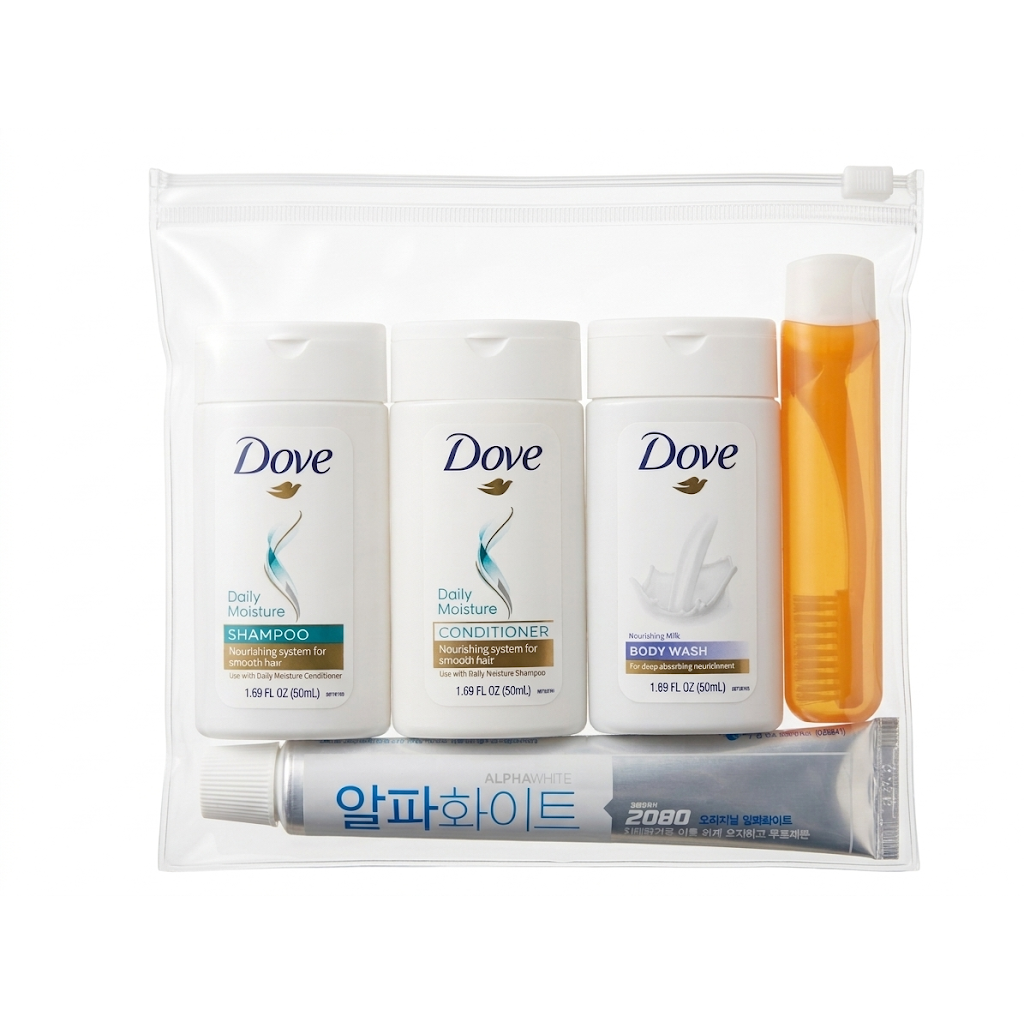 [도브] 여행용 5종세트 지퍼백포함, 2세트 11,500원