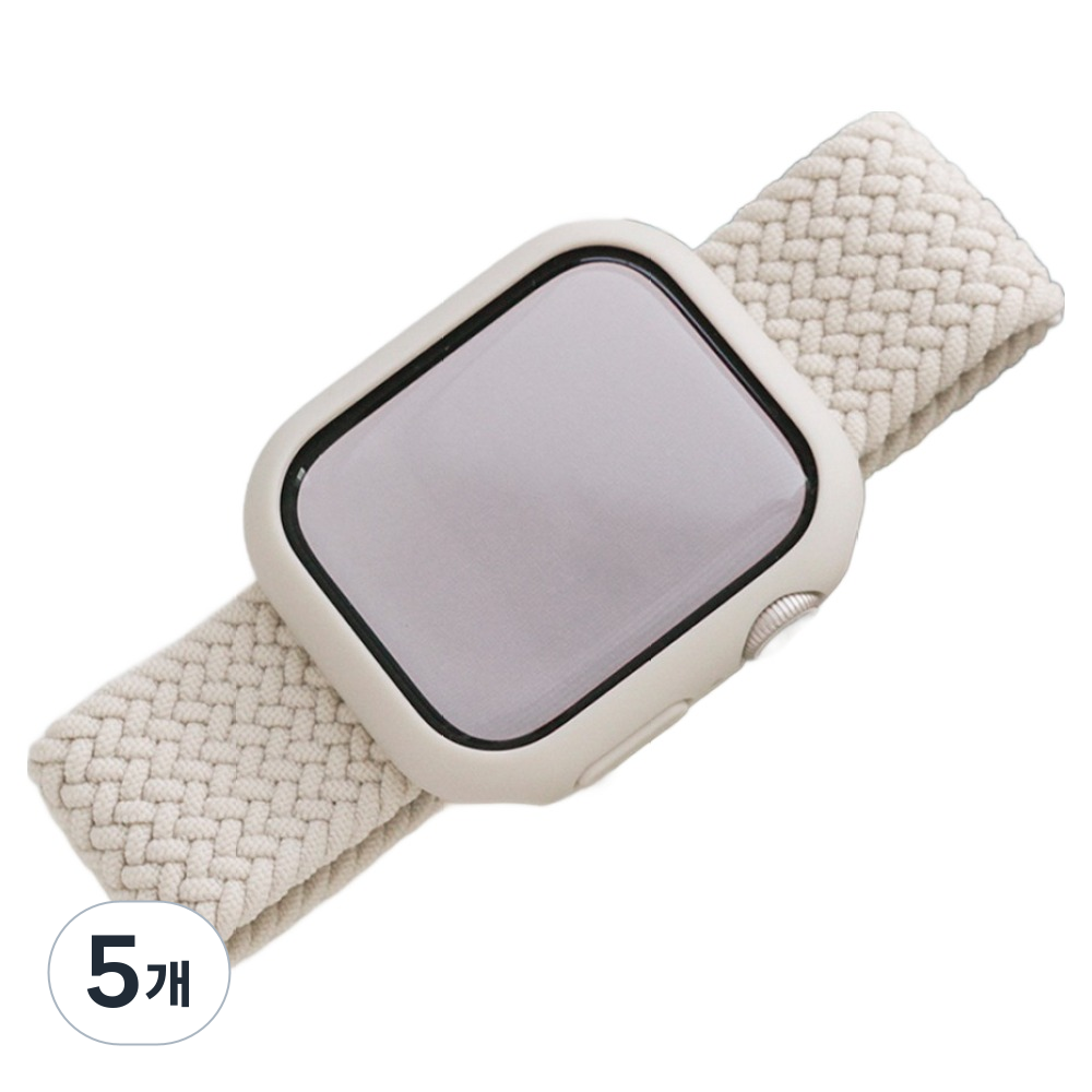 우먼스9999 애플워치 호환 브레이드 솔로루프 패브릭 스트랩 밴드 XS, 스타라이트, 5개 49,500원