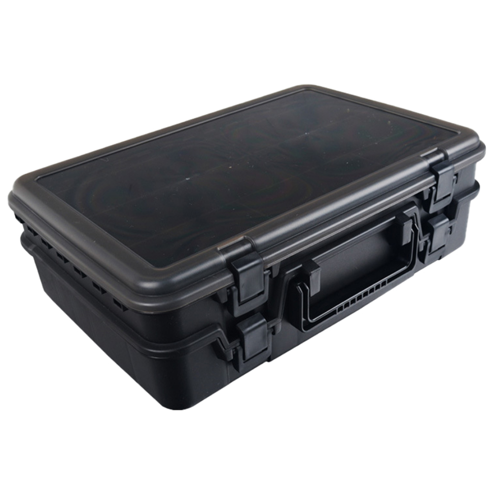 아띠꼴로 대형 낚시 태클박스 양면 소품 케이스 수납 정리함, 1개, 젯블랙 18,700원