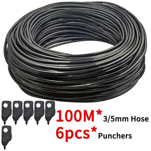 야외 정원 호스 청소  Oasis PVC 파이프 마이크로 드립 관개 튜브 스프링클러 발코니 온실용 펀처 포함 5-100M 급수 18 인치 35mm 47,040원