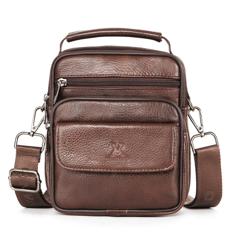 밀레바노 남성 소형 가죽가방 크로스백 MV-7502 캐주얼 데일리 숄더백 27,600원
